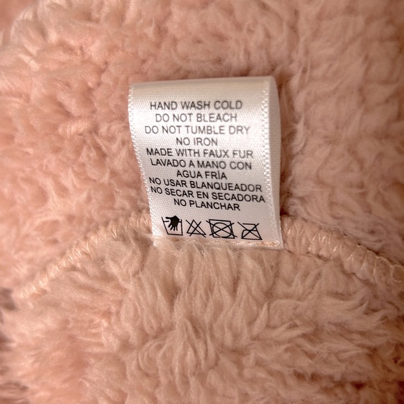 Love Tree Sherpa Women’s Puffer Jacket Mauve/Pink Size Large. Lots of pockets! - Picture 10 of 13